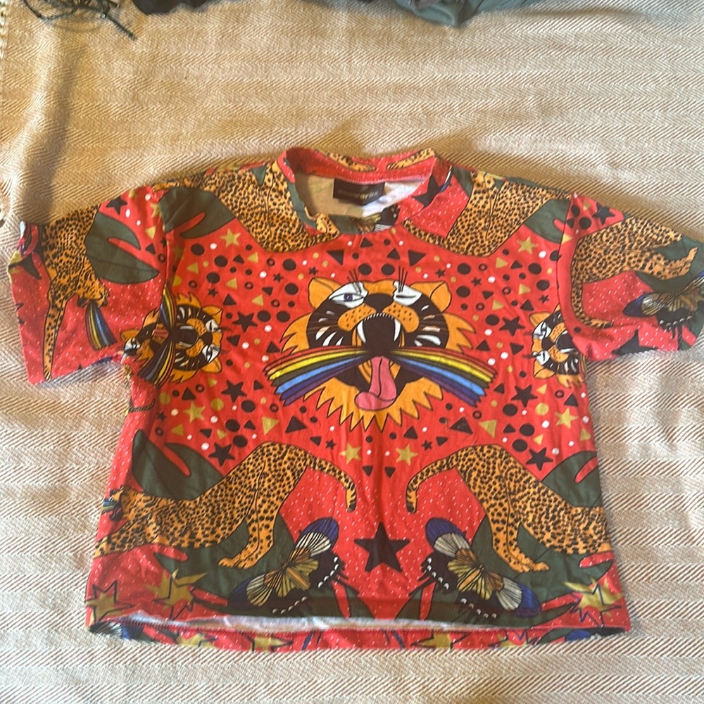 NOOWORKS Pride Tiger Cropped Tee